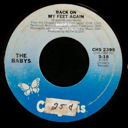The Babys - Back On My Feet Again / Turn Around In Tokyo side A