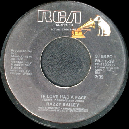 Razzy Bailey - If Love Had A Face / Natural Love side A