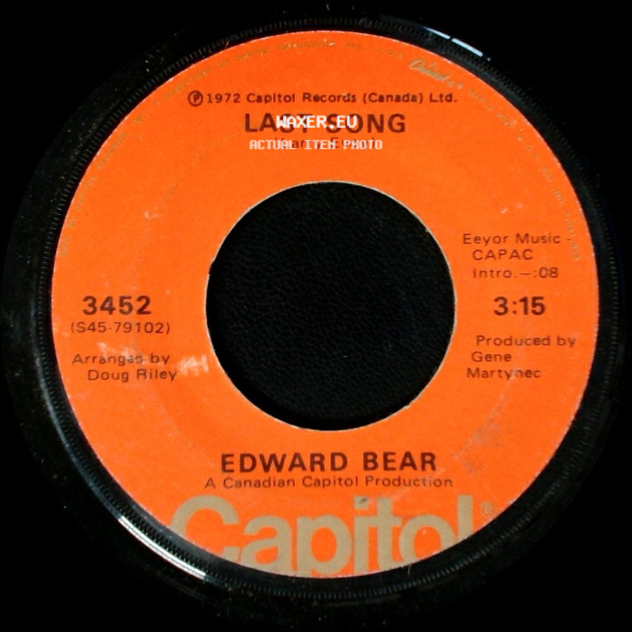 Edward Bear - Best Friend / Last Song side B