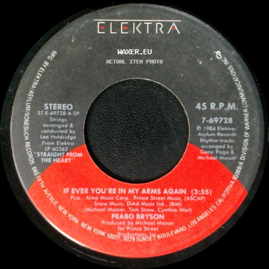 Peabo Bryson - If Ever You're In My Arms Again / There's No Getting Over You side A
