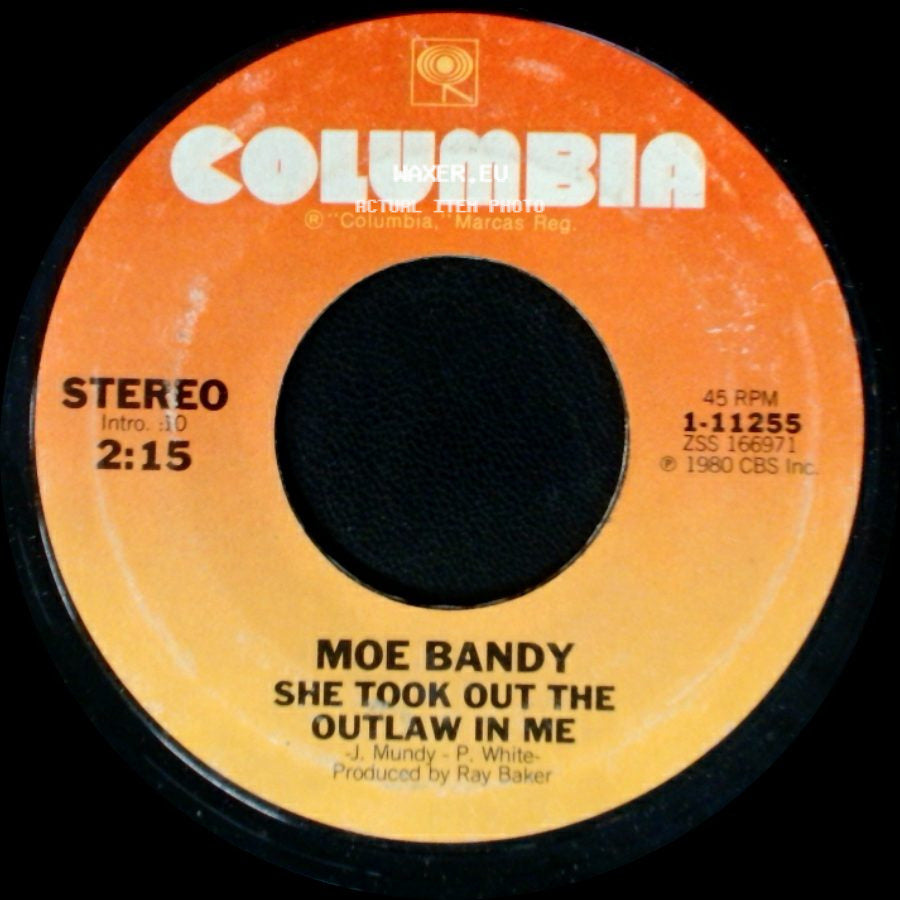 Moe Bandy - She Took Out The Outlaw In Me / The Champ side A
