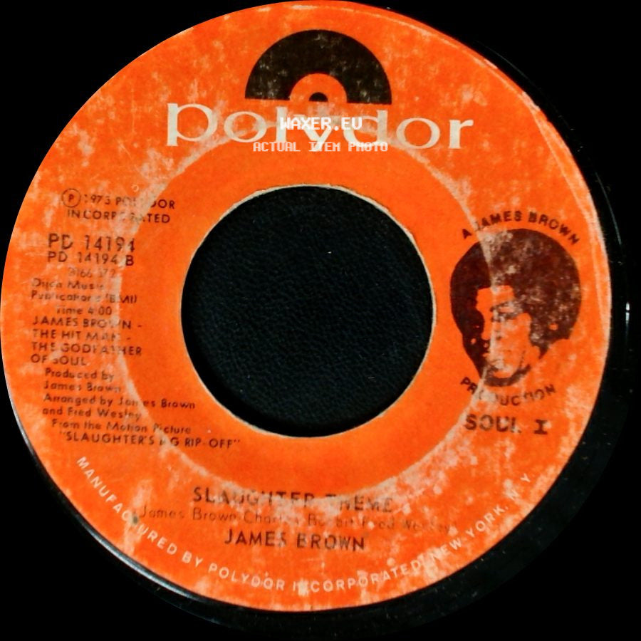 James Brown - Sexy Sexy Sexy / Slaughter's Theme side B