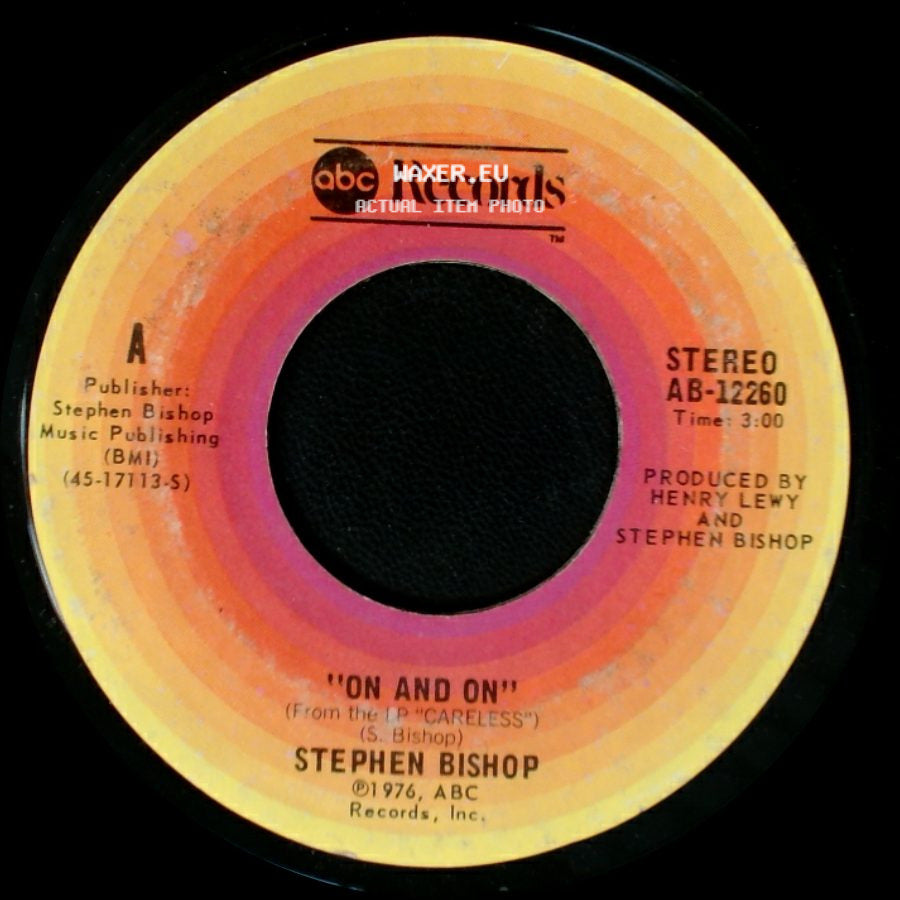 Stephen Bishop - Little Italy / On And On side B