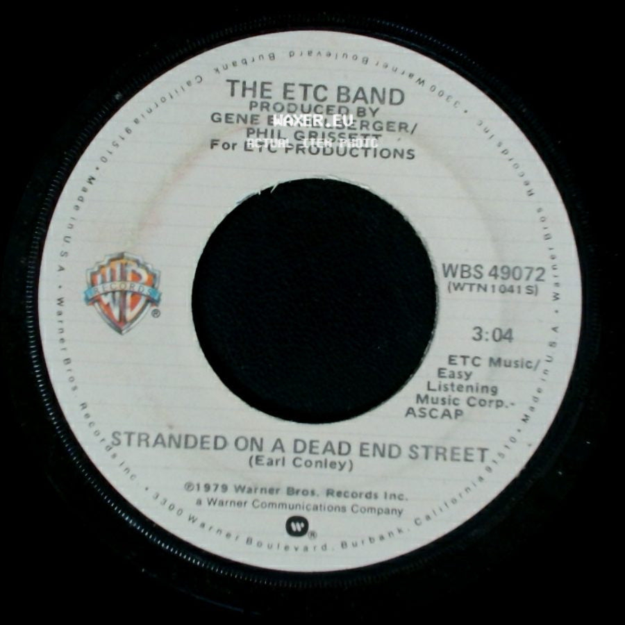 The Etc Band - My Love / Stranded On A Dead End Street side B