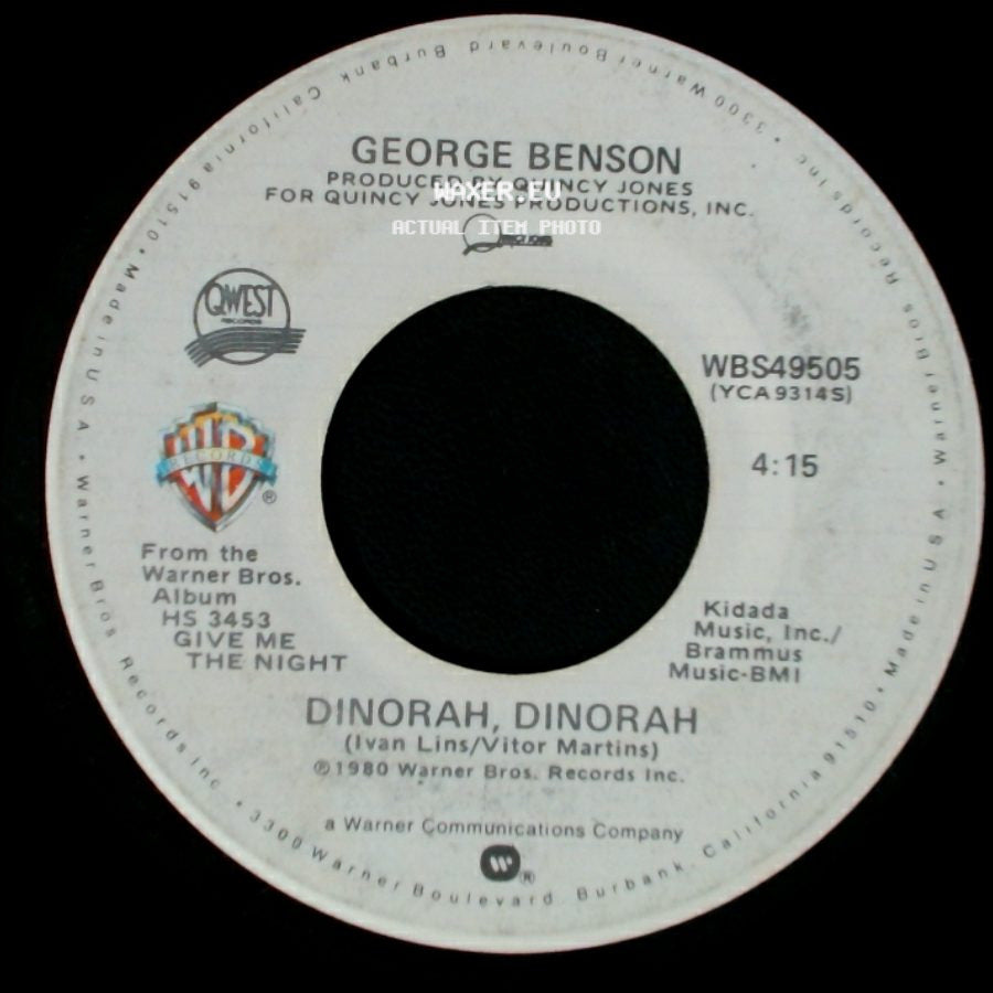 George Benson - Give Me The Night / Dinorah, Dinorah side B