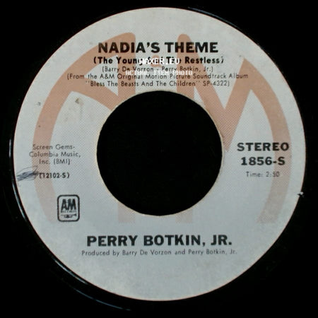 Perry Botkin, Jr. - Nadia's Theme (The Young And The Restless) / Down The Line side A