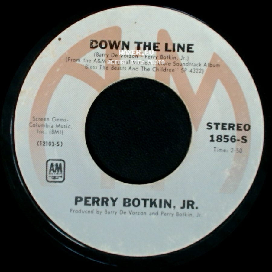 Perry Botkin, Jr. - Nadia's Theme (The Young And The Restless) / Down The Line side B