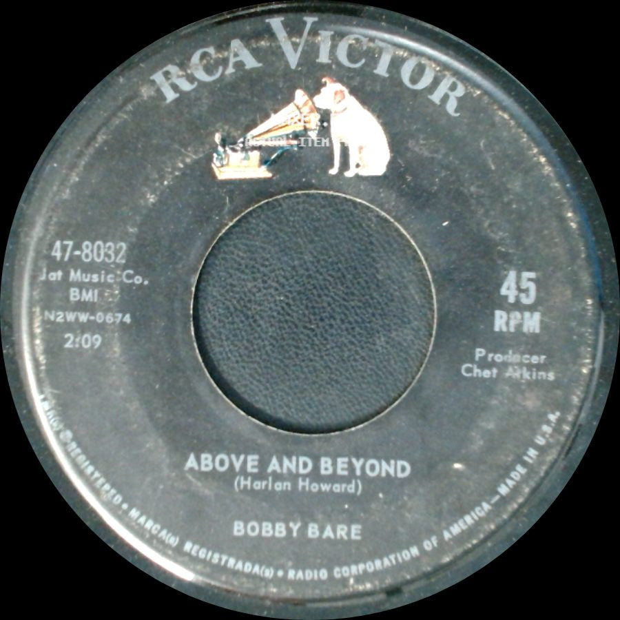 Bobby Bare - Above And Beyond / Shame On Me side A