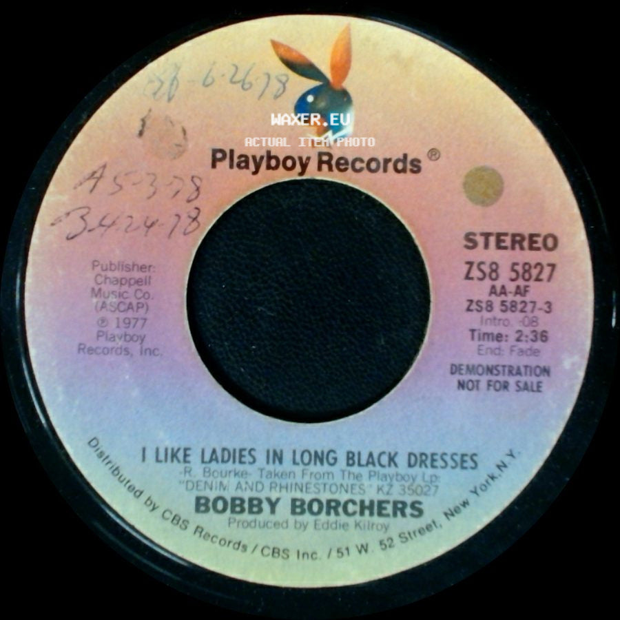 Bobby Borchers - I Like Ladies In Long Black Dresses / I Like Ladies In Long Black Dresses side A