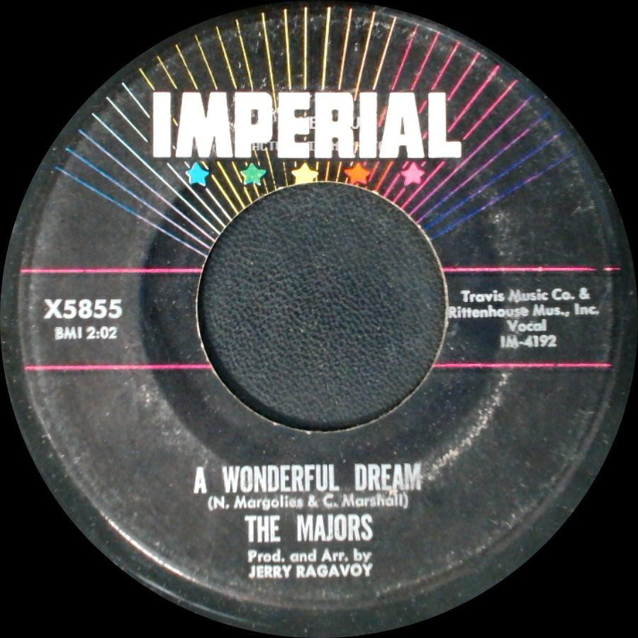 The Majors - Time Will Tell / Wonderful Dream side B