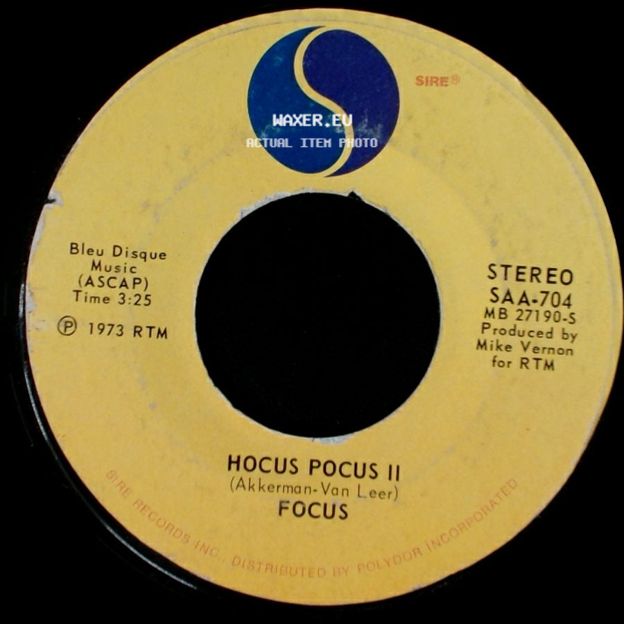 Focus - Hocus Pocus / Hocus Pocus Ii side B