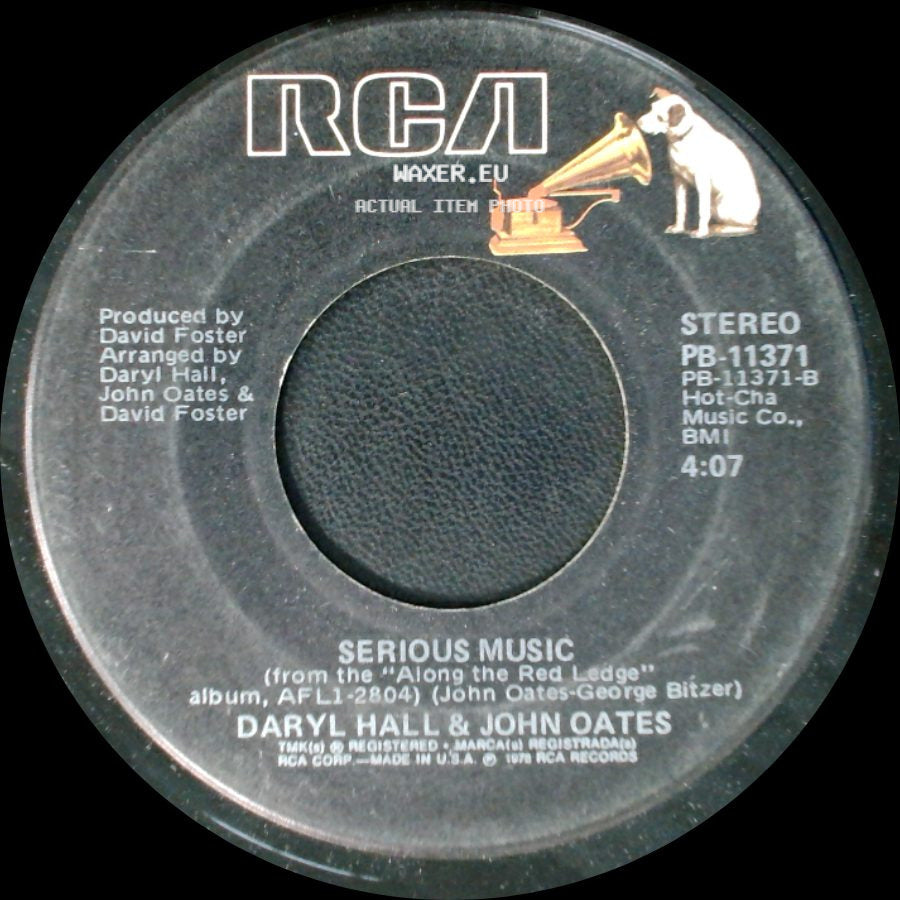 Daryl Hall & John Oates - It's A Laugh / Serious Music side B