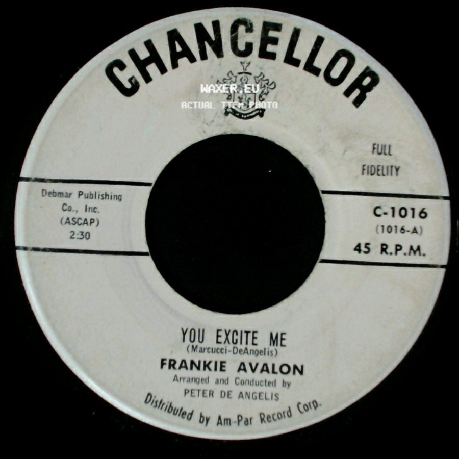 Frankie Avalon - You Excite Me / Darlin' side A