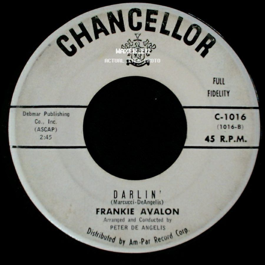 Frankie Avalon - You Excite Me / Darlin' side B