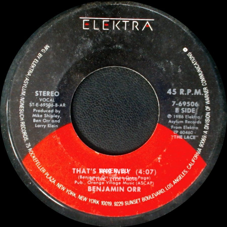 Benjamin Orr - Stay The Night / That's The Way side B
