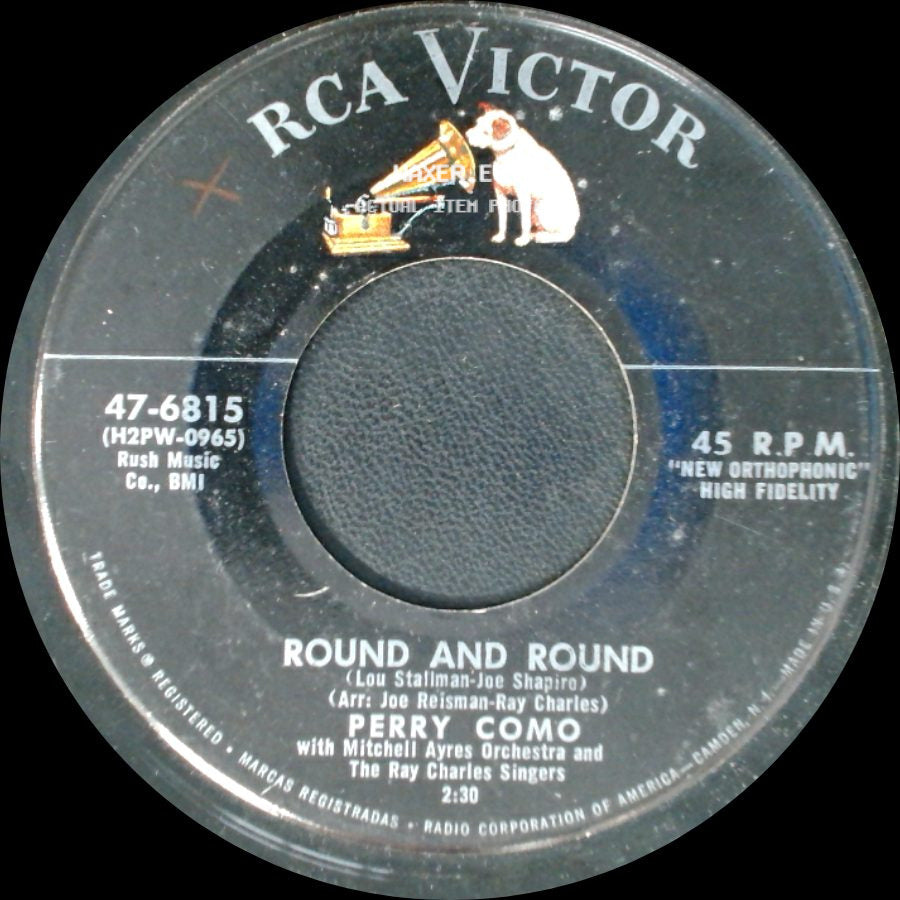 Perry Como - Mi Casa, Su Casa (My House Is Your House) / Round And Round side B