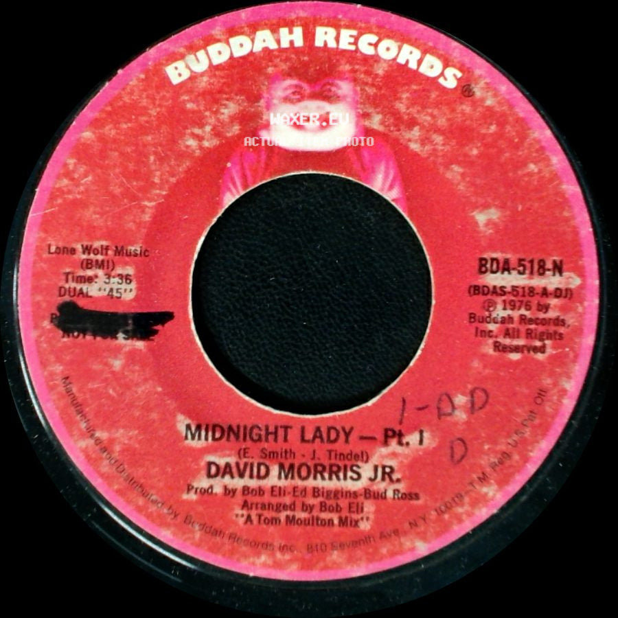 David Morris Jr. - Midnight Lady - Pt. I / Midnight Lady - Pt. Ii side A