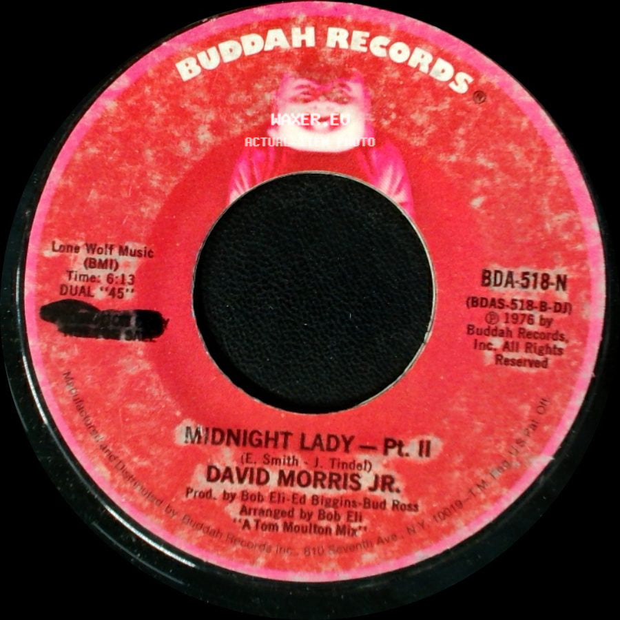 David Morris Jr. - Midnight Lady - Pt. I / Midnight Lady - Pt. Ii side B