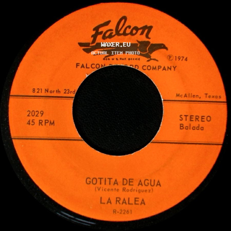 La Ralea - De Donde Saliste Tu / Gotita De Agua side B