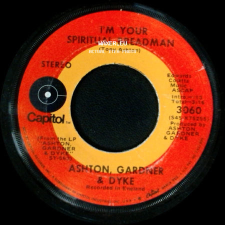 Ashton, Gardner & Dyke - Resurrection Shuffle / I'm Your Spiritual Breadman side B