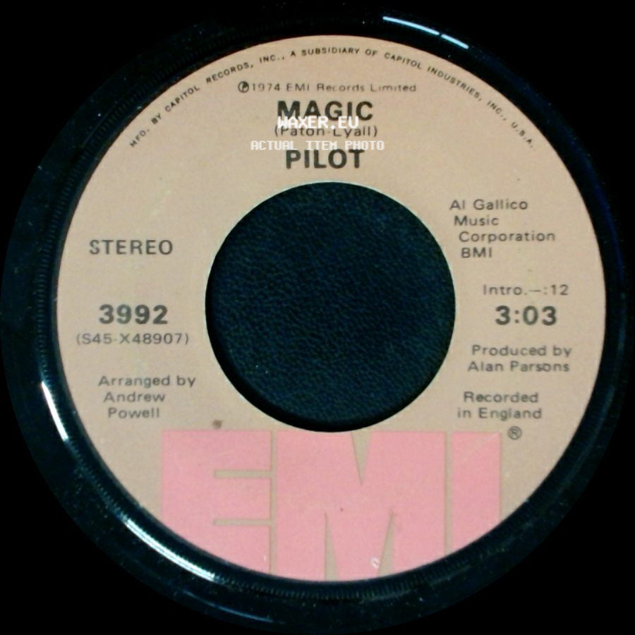Pilot - Magic / Just Let Me Be side A