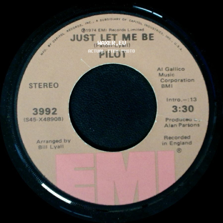 Pilot - Magic / Just Let Me Be side B