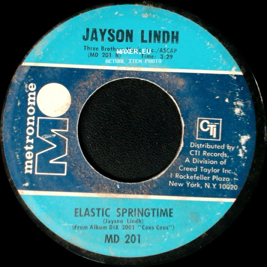 Jayson Lindh - Unknown Title A / Elastic Springtime side B