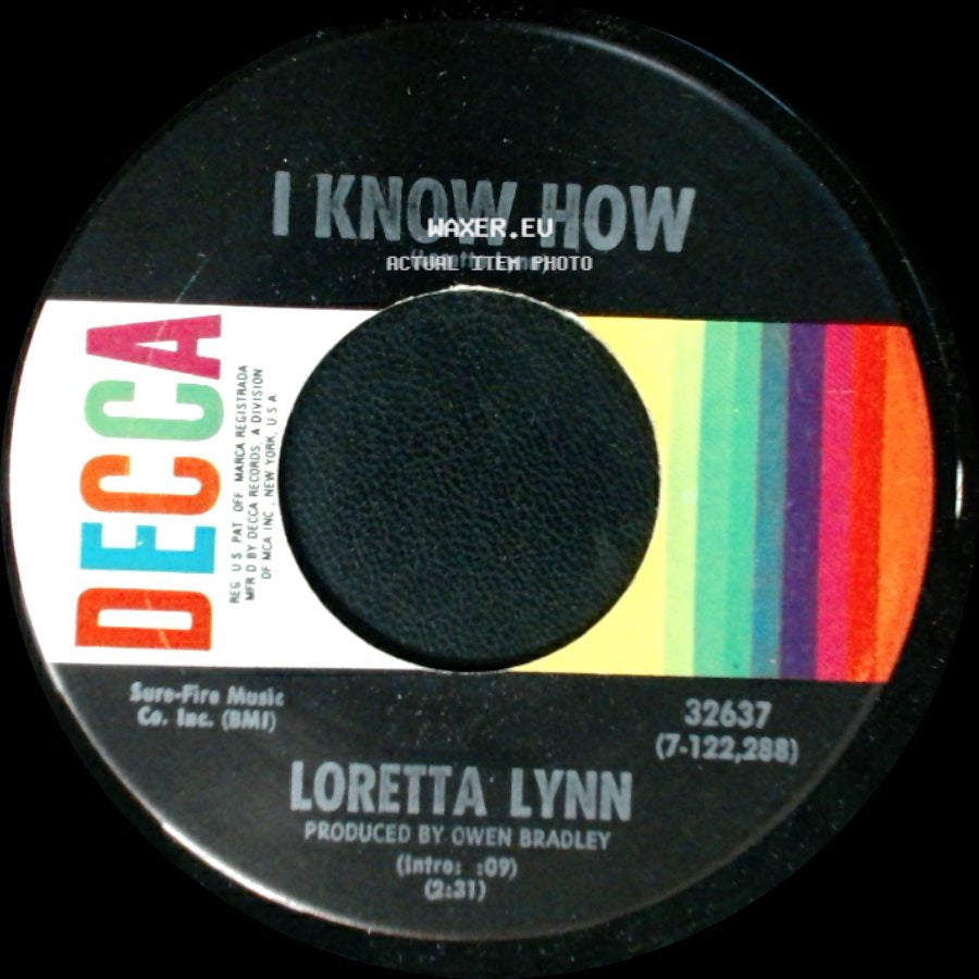 Loretta Lynn - Journey To The End Of My World / I Know How side B