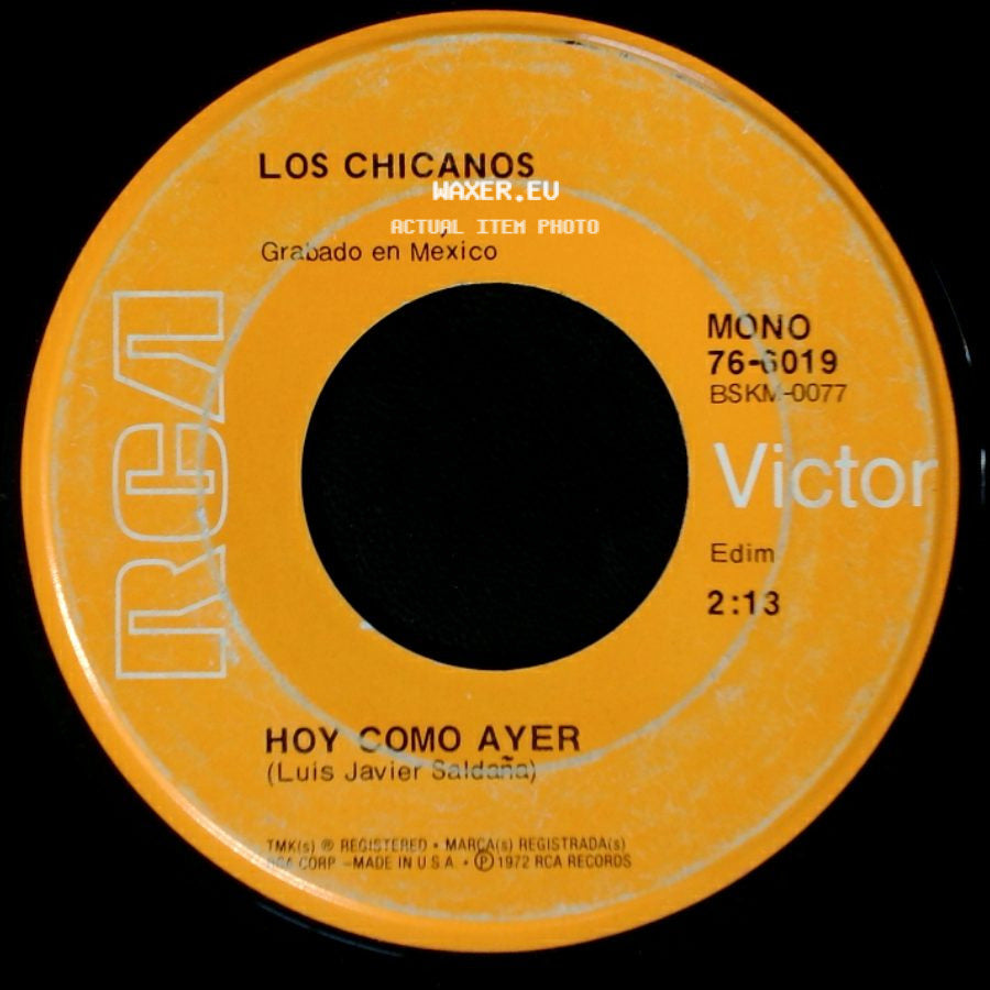 Los Chicanos - Cariño Verdad / Hoy Como Ayer side B