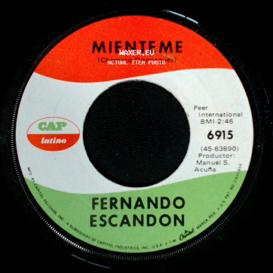 Fernando Escandon - Mienteme / Maria side A