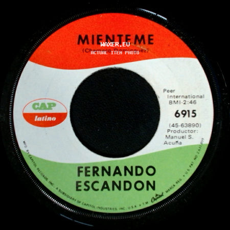 Fernando Escandon - Mienteme / Maria side A