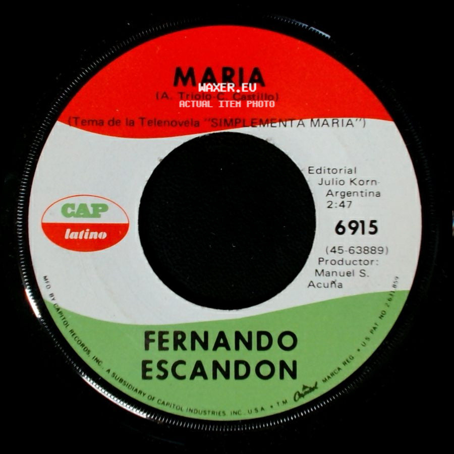 Fernando Escandon - Mienteme / Maria side B