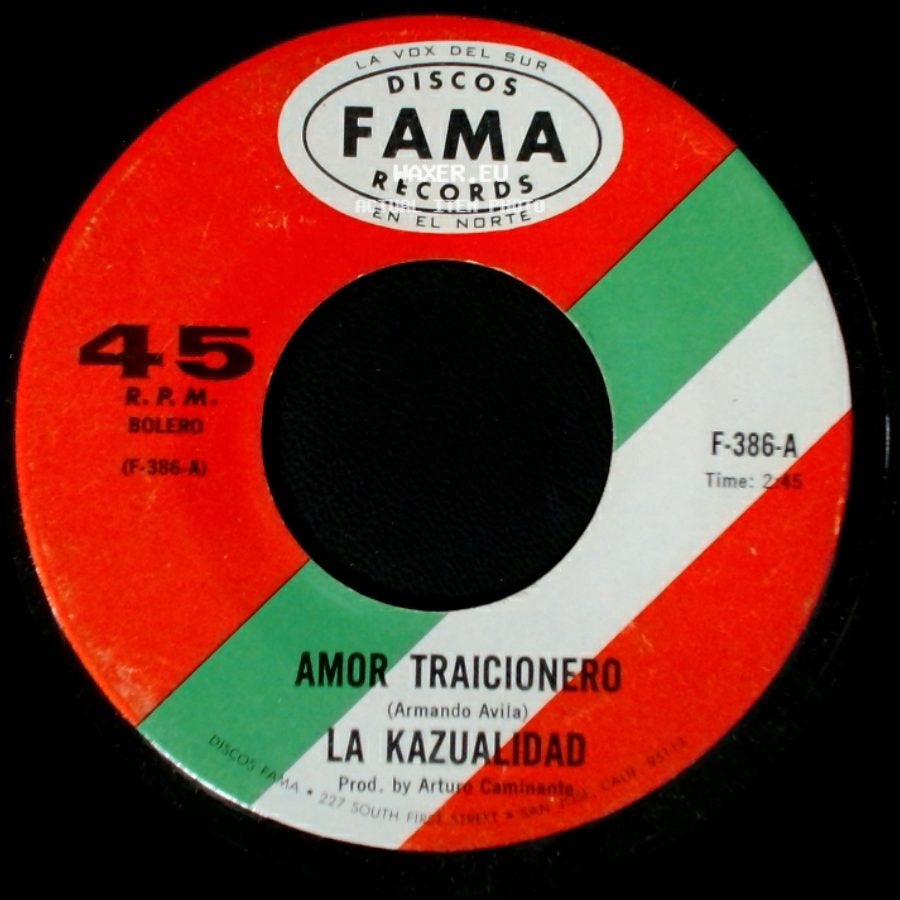 La Kazualidad - Amor Traicionero / Vete side A