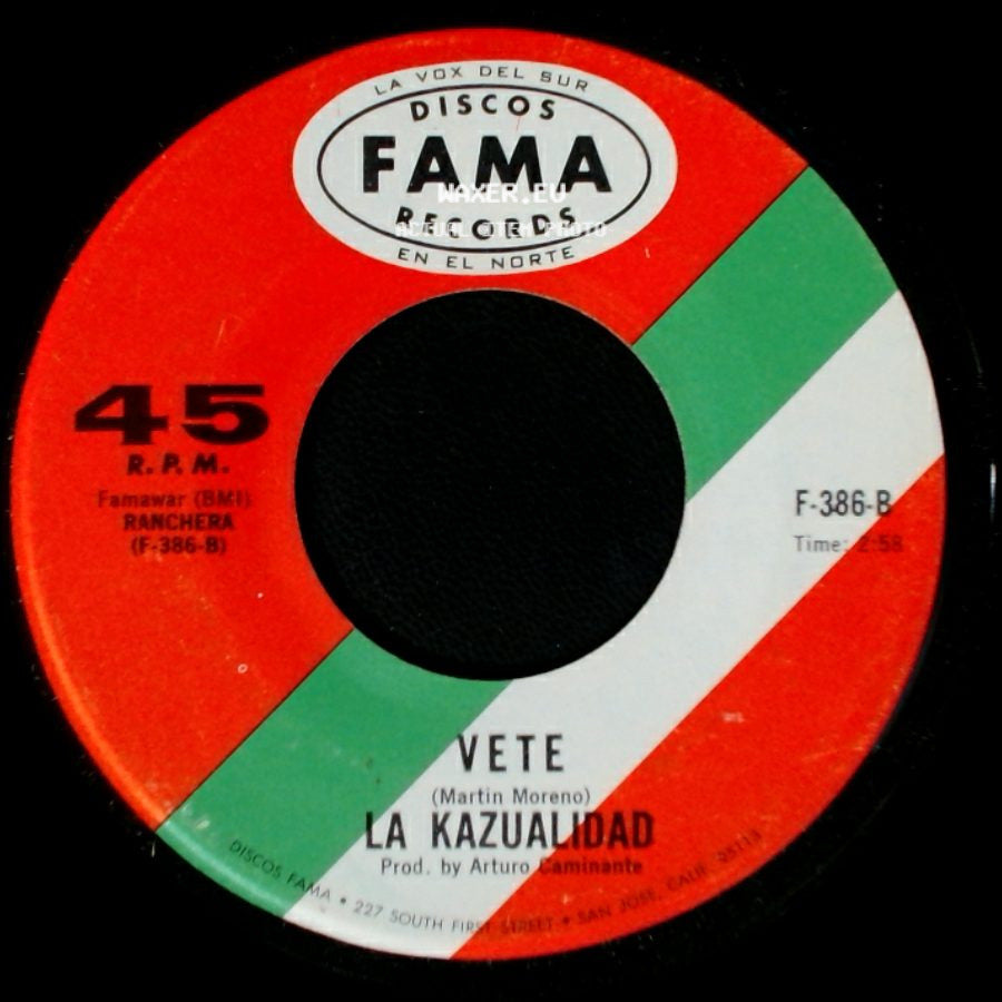 La Kazualidad - Amor Traicionero / Vete side B