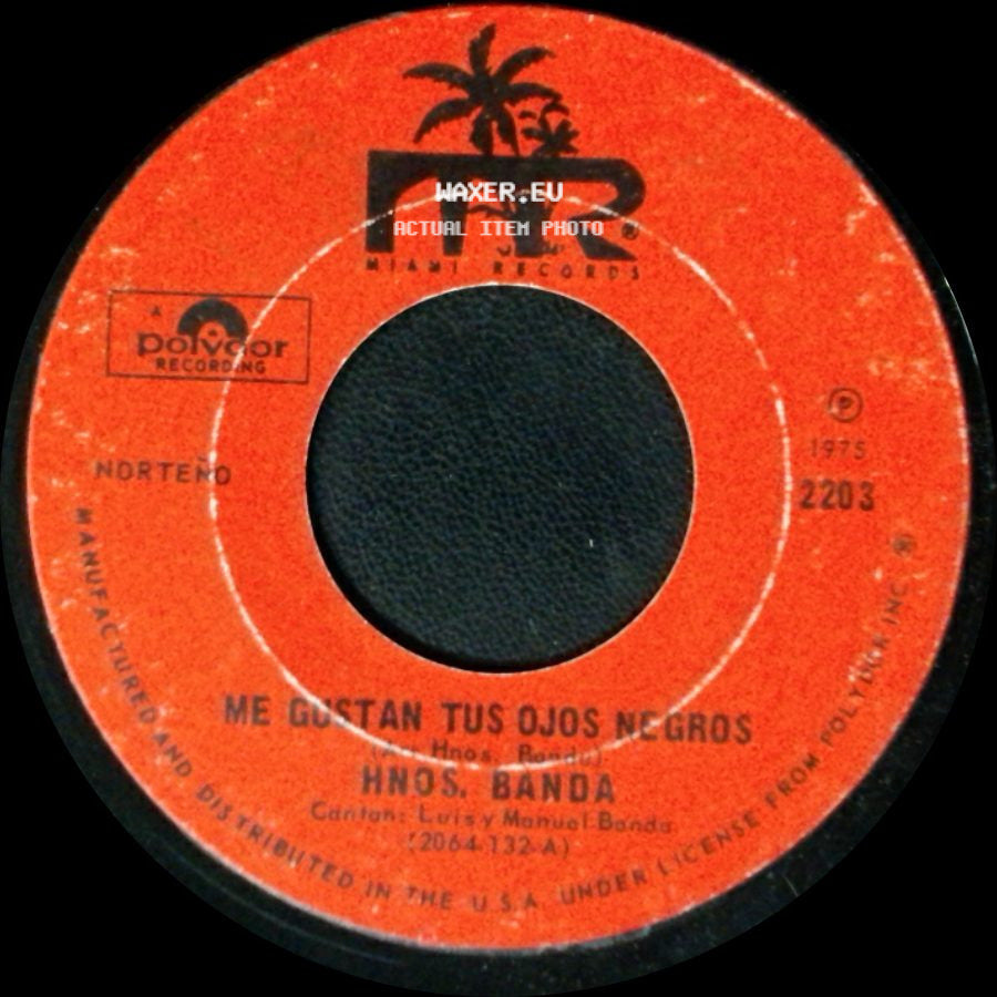 Hnos. Banda - El Mechudo / Me Gustan Tus Ojos Negros side B
