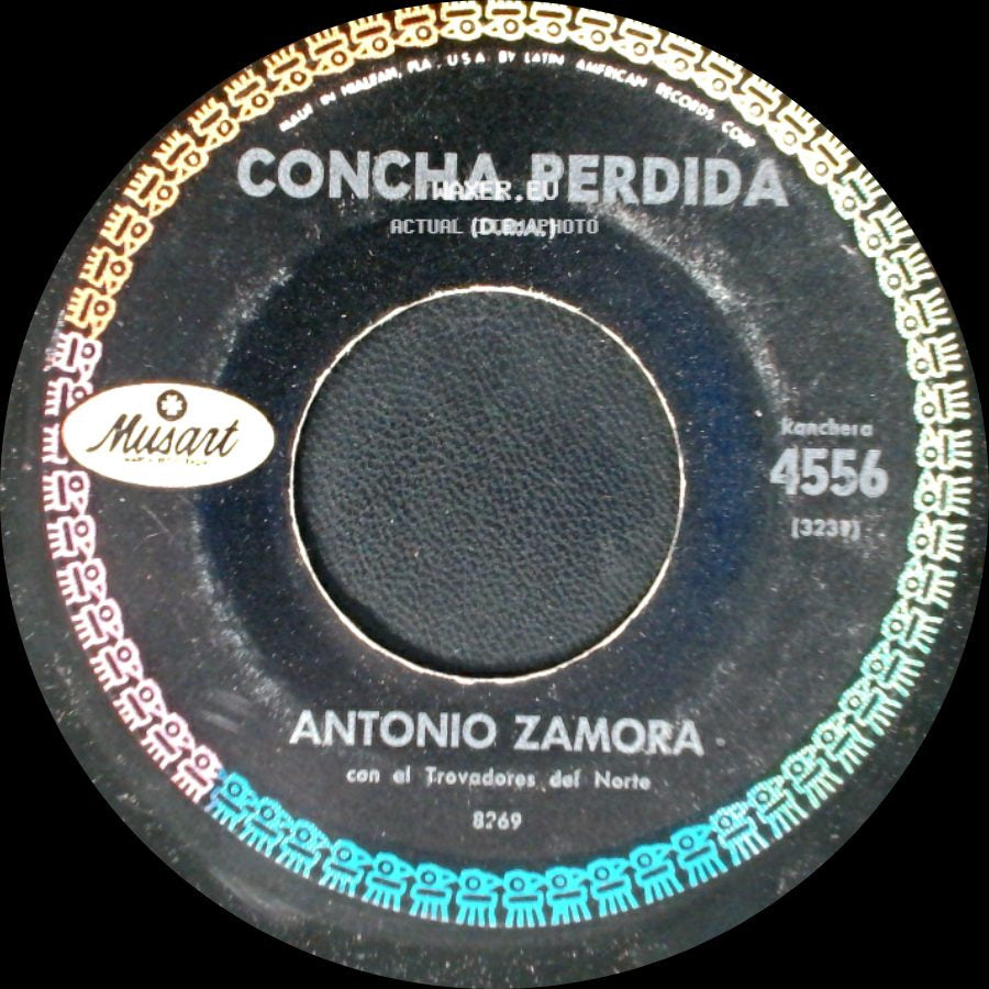 Antonio Zamora - Que Me Recoja Dios / Concha Perdida side B