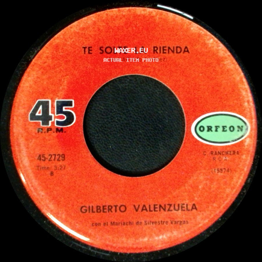 Gilberto Valenzuela - Te Solte La Rienda / Es Muy Tu Vida side A
