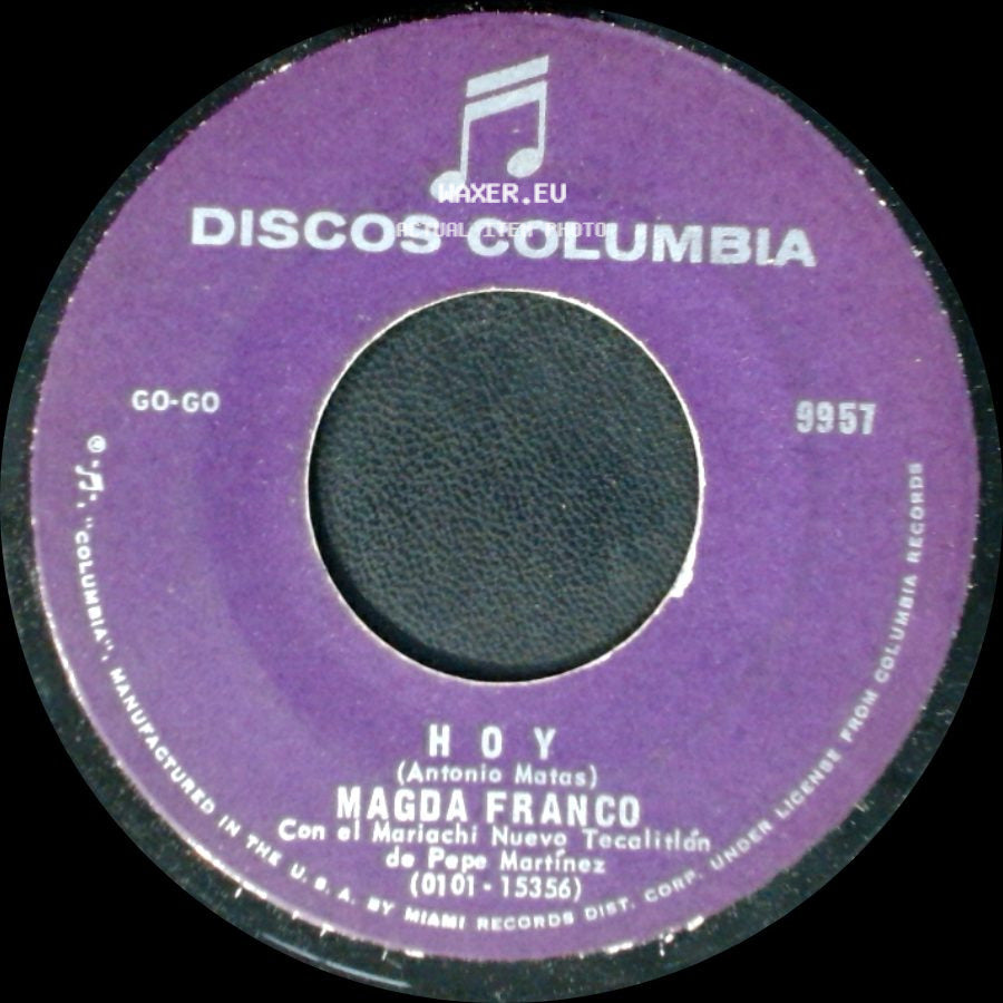Magda Franco - Hoy / Exigente side A