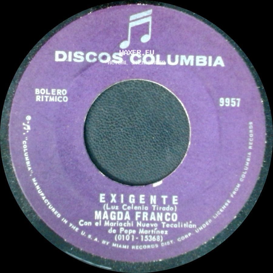 Magda Franco - Hoy / Exigente side B