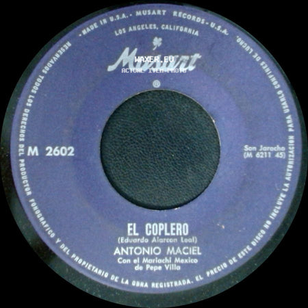 Antonio Maciel - La Vida Es La Vida / El Coplero side B