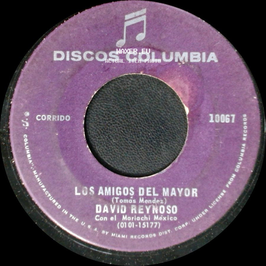 David Reynoso - Los Amigos Del Mayor / Ay Mama side A