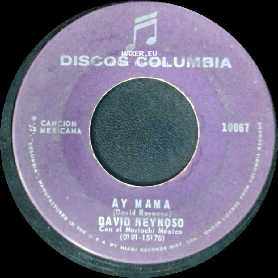 David Reynoso - Los Amigos Del Mayor / Ay Mama side B