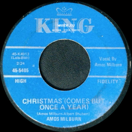Amos Milburn / Charles Brown - Christmas (Comes But Once A Year) / Please Come Home For Christmas side A