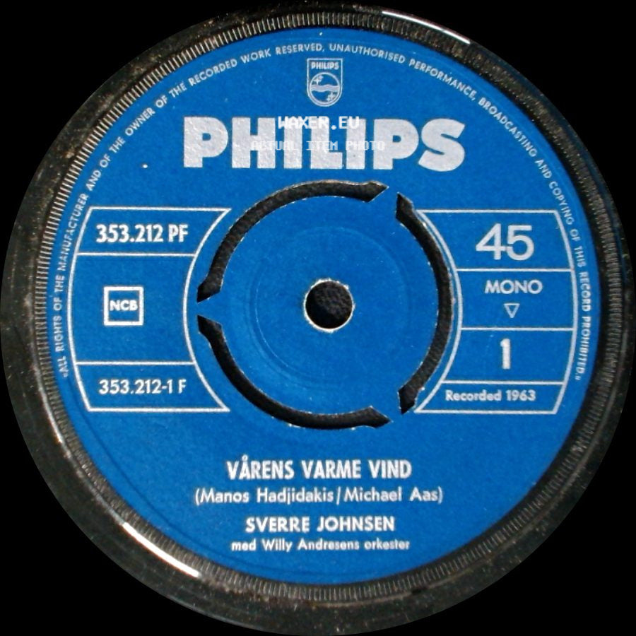 Sverre Johnsen / Sverre Johnsen Med Willy Andresens Orkester - Gi En Slant / Vårens Varme Vind side B