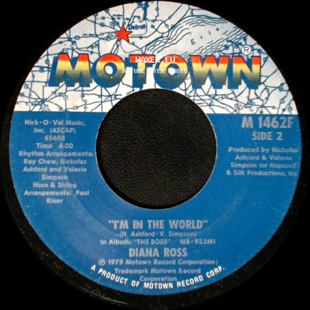 Diana Ross - The Boss / I'm In The World side B
