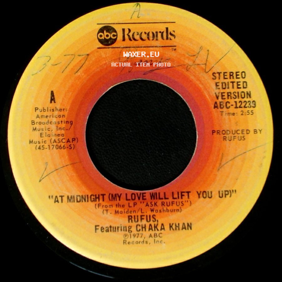 Rufus, Featuring Chaka Khan - Better Days / At Midnight (My Love Will Lift You Up) side B