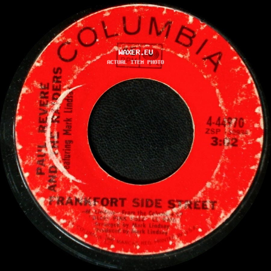 Paul Revere And The Raiders Featuring Mark Lindsay / Paul Revere And The Raiders - Frankfort Side Street / We Gotta All Get Together side A