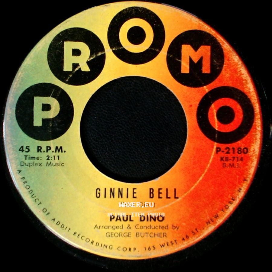 Paul Dino - Ginnie Bell / Bye-Bye side A