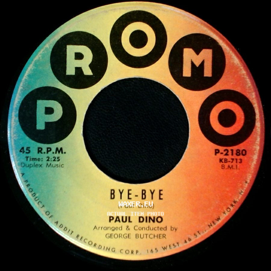 Paul Dino - Ginnie Bell / Bye-Bye side B