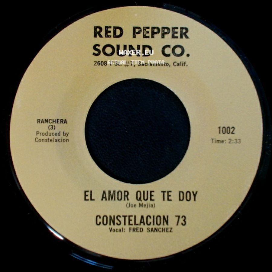 Constelacion 73 - Dichoso / El Amor Que Te Doy side B
